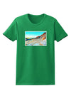 CO Rockies View Watercolor Womens Dark T-Shirt-TooLoud-Kelly-Green-X-Small-Davson Sales