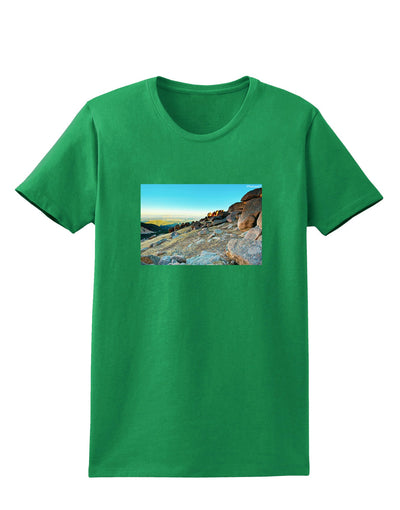 CO Rockies View Womens Dark T-Shirt-TooLoud-Kelly-Green-X-Small-Davson Sales