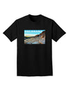 CO Rockies View with Text Adult Dark T-Shirt-Mens T-Shirt-TooLoud-Black-Small-Davson Sales