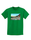 CO Rockies View with Text Childrens Dark T-Shirt-Childrens T-Shirt-TooLoud-Kelly-Green-X-Small-Davson Sales