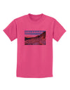 CO Rockies View with Text Childrens T-Shirt-Childrens T-Shirt-TooLoud-Sangria-X-Small-Davson Sales