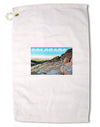 CO Rockies View with Text Premium Cotton Golf Towel - 16 x 25 inch-Golf Towel-TooLoud-16x25"-Davson Sales