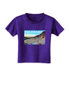 CO Rockies View with Text Toddler T-Shirt Dark-Toddler T-Shirt-TooLoud-Purple-2T-Davson Sales