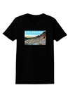 CO Rockies View with Text Womens Dark T-Shirt-TooLoud-Black-X-Small-Davson Sales