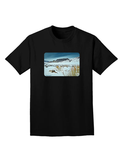 CO Snow Scene Adult Dark T-Shirt-Mens T-Shirt-TooLoud-Black-Small-Davson Sales
