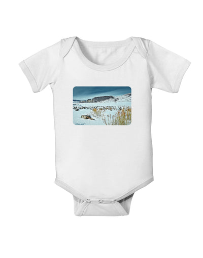 CO Snow Scene Baby Romper Bodysuit-Baby Romper-TooLoud-White-06-Months-Davson Sales