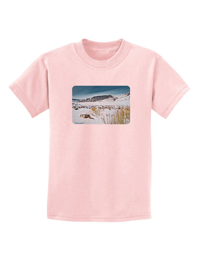 CO Snow Scene Childrens T-Shirt-Childrens T-Shirt-TooLoud-PalePink-X-Small-Davson Sales