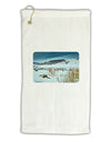 CO Snow Scene Micro Terry Gromet Golf Towel 16 x 25 inch-Golf Towel-TooLoud-White-Davson Sales