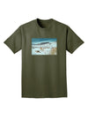 CO Snow Scene Text Adult Dark T-Shirt-Mens T-Shirt-TooLoud-Military-Green-Small-Davson Sales