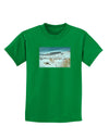 CO Snow Scene Text Childrens Dark T-Shirt-Childrens T-Shirt-TooLoud-Kelly-Green-X-Small-Davson Sales