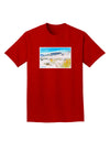 CO Snow Scene Watercolor Adult Dark T-Shirt-Mens T-Shirt-TooLoud-Red-Small-Davson Sales