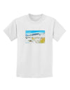 CO Snow Scene Watercolor Childrens T-Shirt-Childrens T-Shirt-TooLoud-White-X-Small-Davson Sales