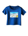 CO Snow Scene Watercolor Infant T-Shirt Dark-Infant T-Shirt-TooLoud-Royal-Blue-06-Months-Davson Sales