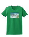 CO Snow Scene Womens Dark T-Shirt-Womens T-Shirt-TooLoud-Kelly-Green-X-Small-Davson Sales