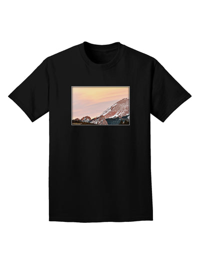 CO Sunset Cliffs Adult Dark T-Shirt-Mens T-Shirt-TooLoud-Black-Small-Davson Sales