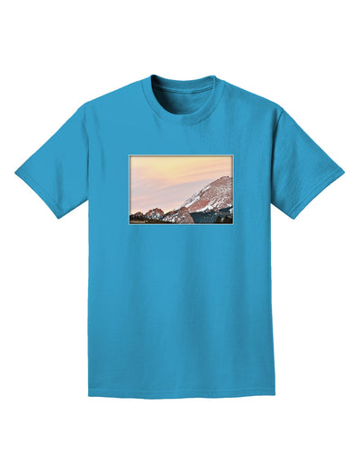 CO Sunset Cliffs Adult Dark T-Shirt-Mens T-Shirt-TooLoud-Turquoise-Small-Davson Sales