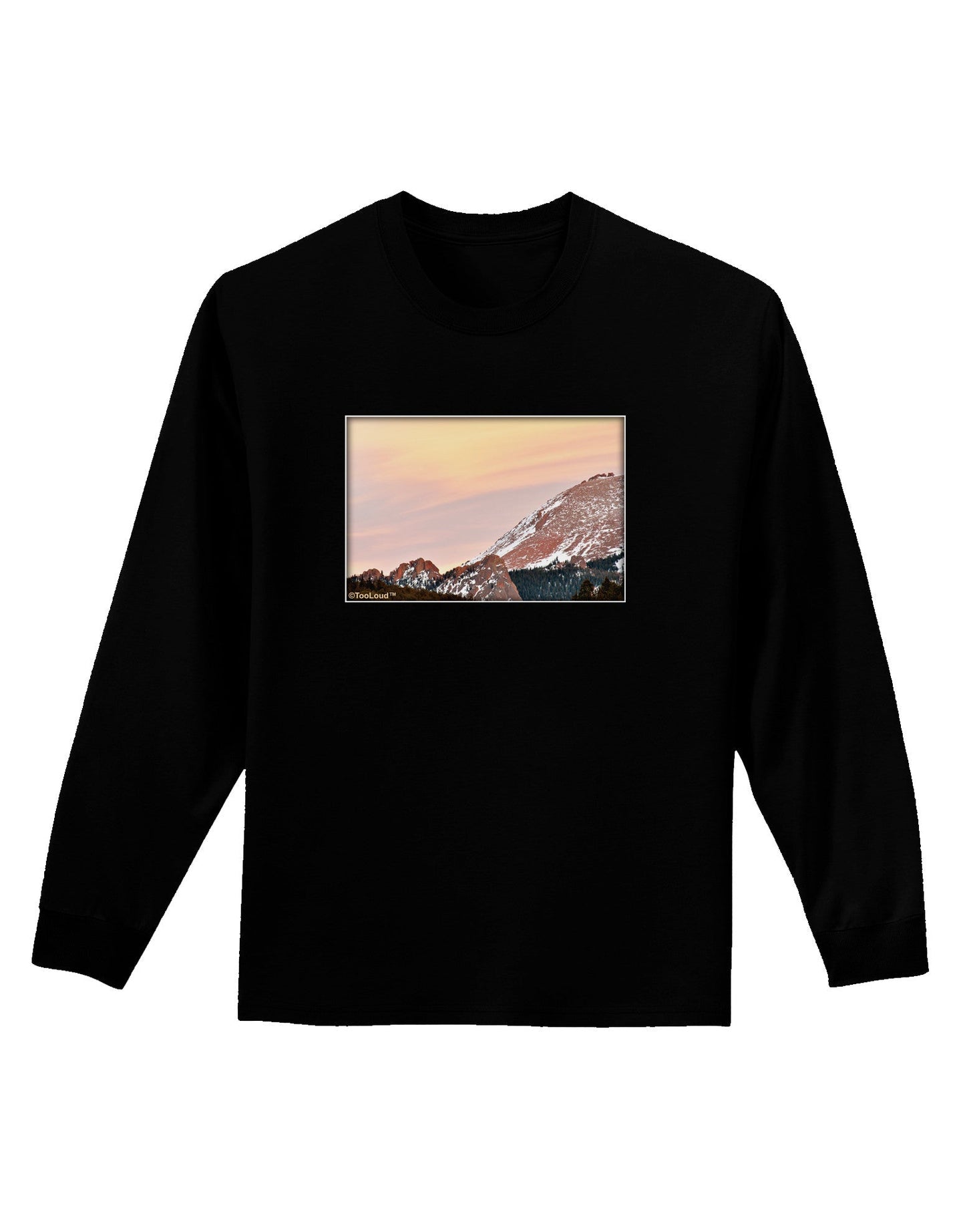 CO Sunset Cliffs Adult Long Sleeve Dark T-Shirt-TooLoud-Black-Small-Davson Sales