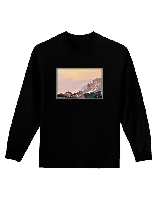 CO Sunset Cliffs Adult Long Sleeve Dark T-Shirt-TooLoud-Black-Small-Davson Sales