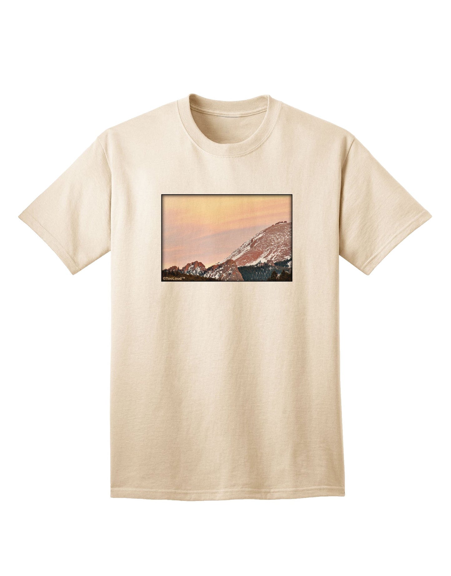 CO Sunset Cliffs Adult T-Shirt-Mens T-Shirt-TooLoud-Natural-Small-Davson Sales