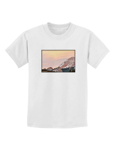 CO Sunset Cliffs Childrens T-Shirt-Childrens T-Shirt-TooLoud-White-X-Small-Davson Sales