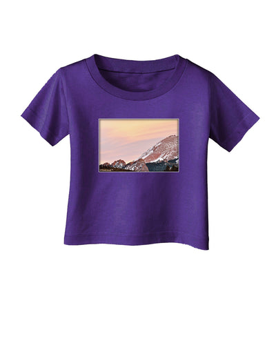 CO Sunset Cliffs Infant T-Shirt Dark-Infant T-Shirt-TooLoud-Purple-06-Months-Davson Sales