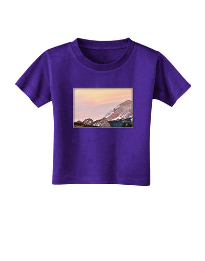 CO Sunset Cliffs Toddler T-Shirt Dark-Toddler T-Shirt-TooLoud-Purple-2T-Davson Sales