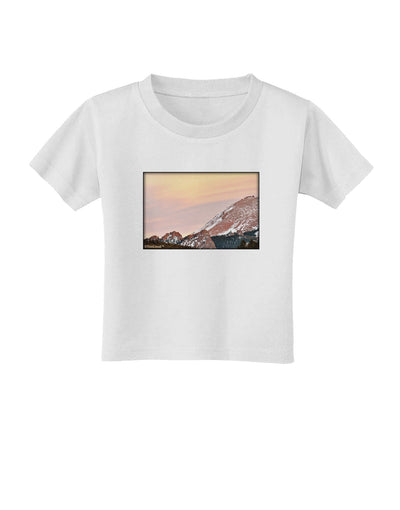 CO Sunset Cliffs Toddler T-Shirt-Toddler T-Shirt-TooLoud-White-2T-Davson Sales