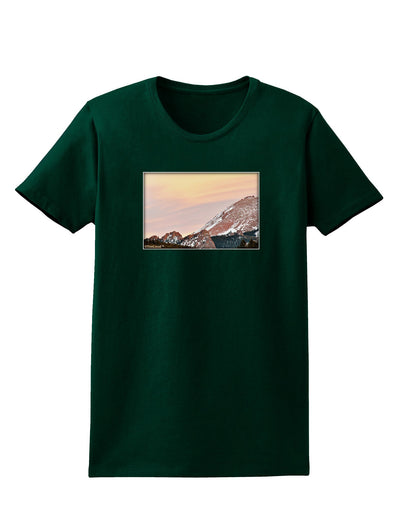 CO Sunset Cliffs Womens Dark T-Shirt-Womens T-Shirt-TooLoud-Forest-Green-Small-Davson Sales