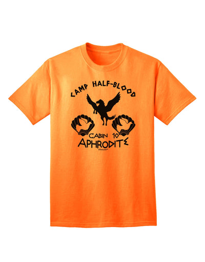 Cabin 10 Aphrodite Camp Half Blood Adult T-Shirt-Mens T-Shirt-TooLoud-Neon-Orange-Small-Davson Sales