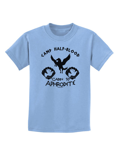 Cabin 10 Aphrodite Camp Half Blood Childrens T-Shirt-Childrens T-Shirt-TooLoud-Light-Blue-X-Small-Davson Sales