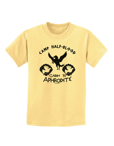 Cabin 10 Aphrodite Camp Half Blood Childrens T-Shirt-Childrens T-Shirt-TooLoud-Daffodil-Yellow-X-Small-Davson Sales
