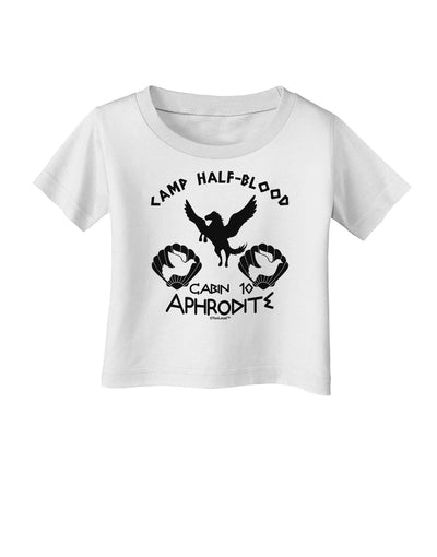 Cabin 10 Aphrodite Camp Half Blood Infant T-Shirt-Infant T-Shirt-TooLoud-White-06-Months-Davson Sales