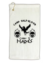 Cabin 13 HadesHalf Blood Micro Terry Gromet Golf Towel 11&#x22;x19-Golf Towel-TooLoud-White-Davson Sales