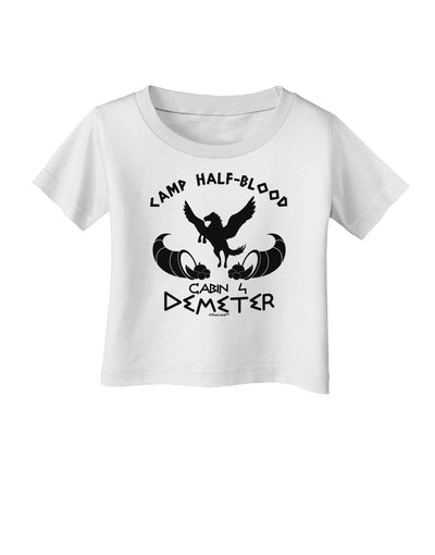 Cabin 4 Demeter Camp Half Blood Infant T-Shirt-Infant T-Shirt-TooLoud-White-06-Months-Davson Sales