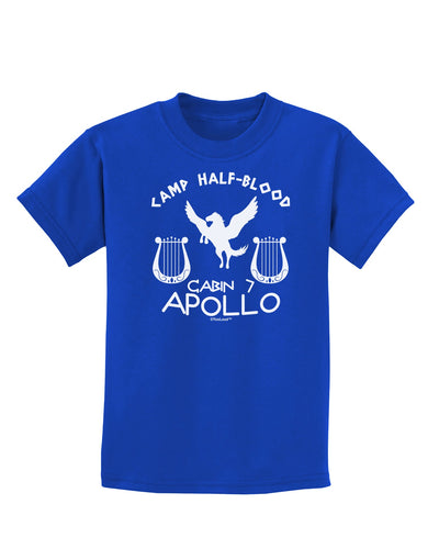 Cabin 7 Apollo Camp Half Blood Childrens Dark T-Shirt-Childrens T-Shirt-TooLoud-Royal-Blue-X-Small-Davson Sales