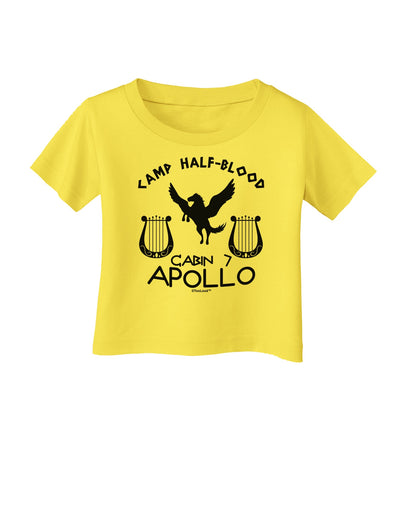 Cabin 7 Apollo Camp Half Blood Infant T-Shirt-Infant T-Shirt-TooLoud-Yellow-06-Months-Davson Sales