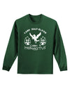 Cabin 9 Hephaestus Half Blood Adult Long Sleeve Dark T-Shirt-TooLoud-Dark-Green-Small-Davson Sales