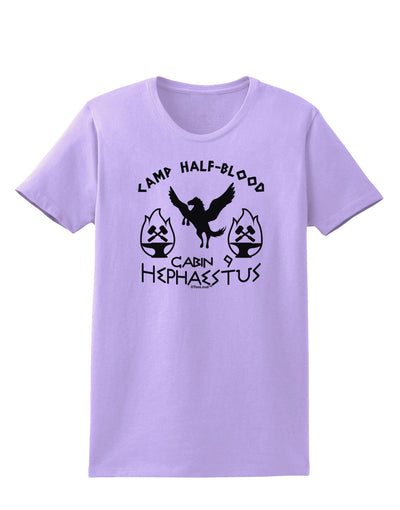 Cabin 9 Hephaestus Half Blood Womens T-Shirt-Womens T-Shirt-TooLoud-Lavender-X-Small-Davson Sales
