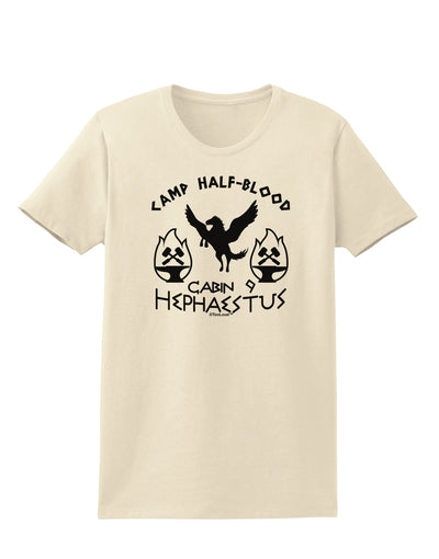 Cabin 9 Hephaestus Half Blood Womens T-Shirt-Womens T-Shirt-TooLoud-Natural-X-Small-Davson Sales