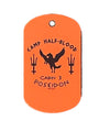 TooLoud Cabin 3 Poseidon Camp Half Blood Adult Dog Tag Chain Necklace