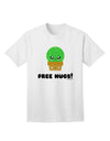 Cactus-Inspired Adult T-Shirt: Embrace the Charm with Free Hugs-Mens T-shirts-TooLoud-White-Small-Davson Sales