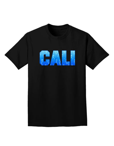 Cali Ocean Bubbles Adult Dark T-Shirt by TooLoud-Mens T-Shirt-TooLoud-Black-Small-Davson Sales