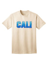 Cali Ocean Bubbles Adult T-Shirt - A Stylish Addition to Your Wardrobe by TooLoud-Mens T-shirts-TooLoud-Natural-Small-Davson Sales