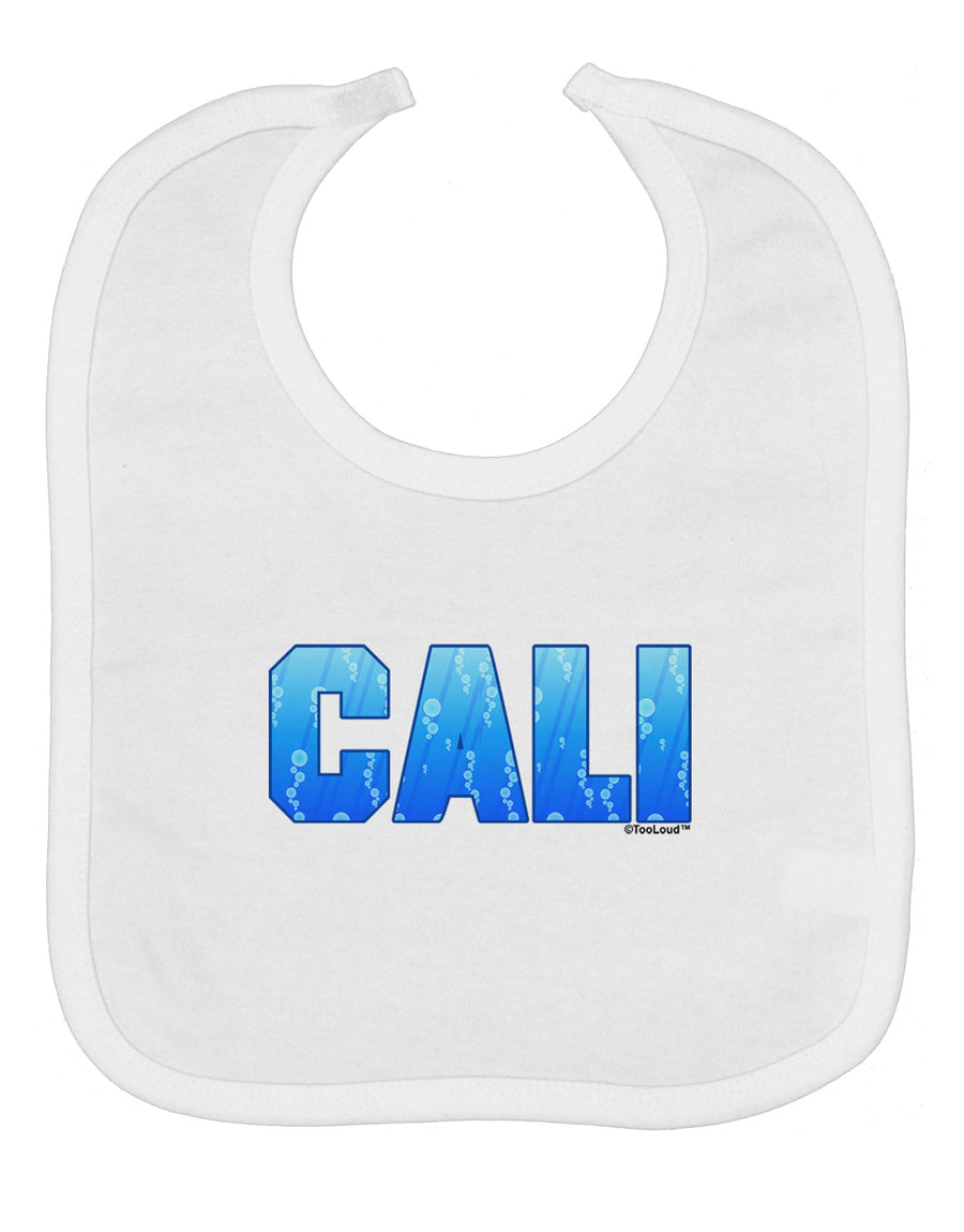 Cali Ocean Bubbles Baby Bib by TooLoud