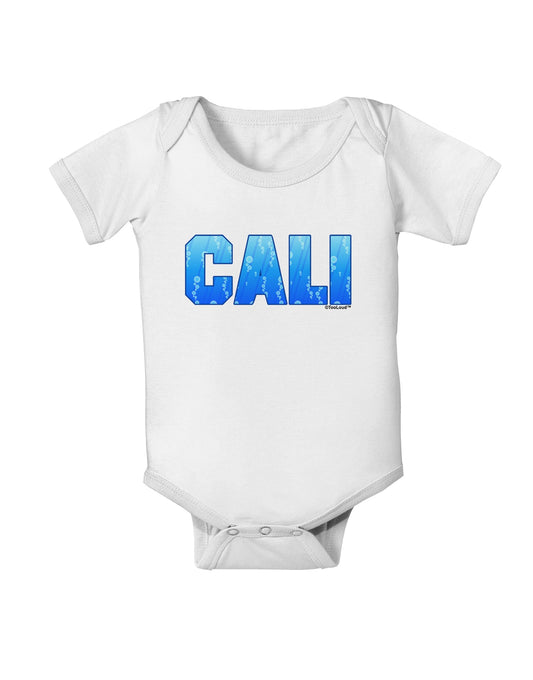 Cali Ocean Bubbles Baby Romper Bodysuit by TooLoud-Baby Romper-TooLoud-White-06-Months-Davson Sales