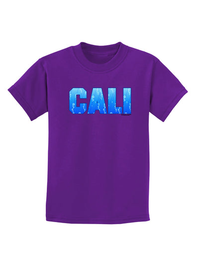 Cali Ocean Bubbles Childrens Dark T-Shirt by TooLoud-Childrens T-Shirt-TooLoud-Purple-X-Small-Davson Sales