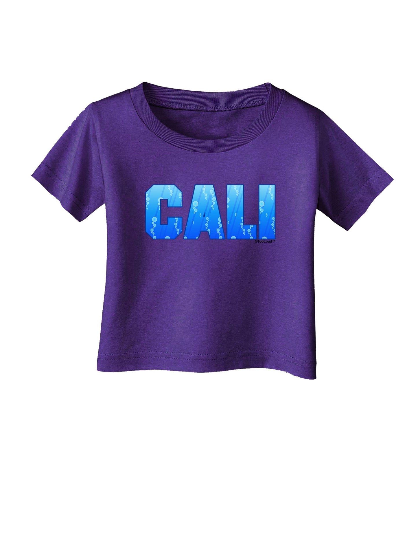 Cali Ocean Bubbles Infant T-Shirt Dark by TooLoud-Infant T-Shirt-TooLoud-Purple-06-Months-Davson Sales