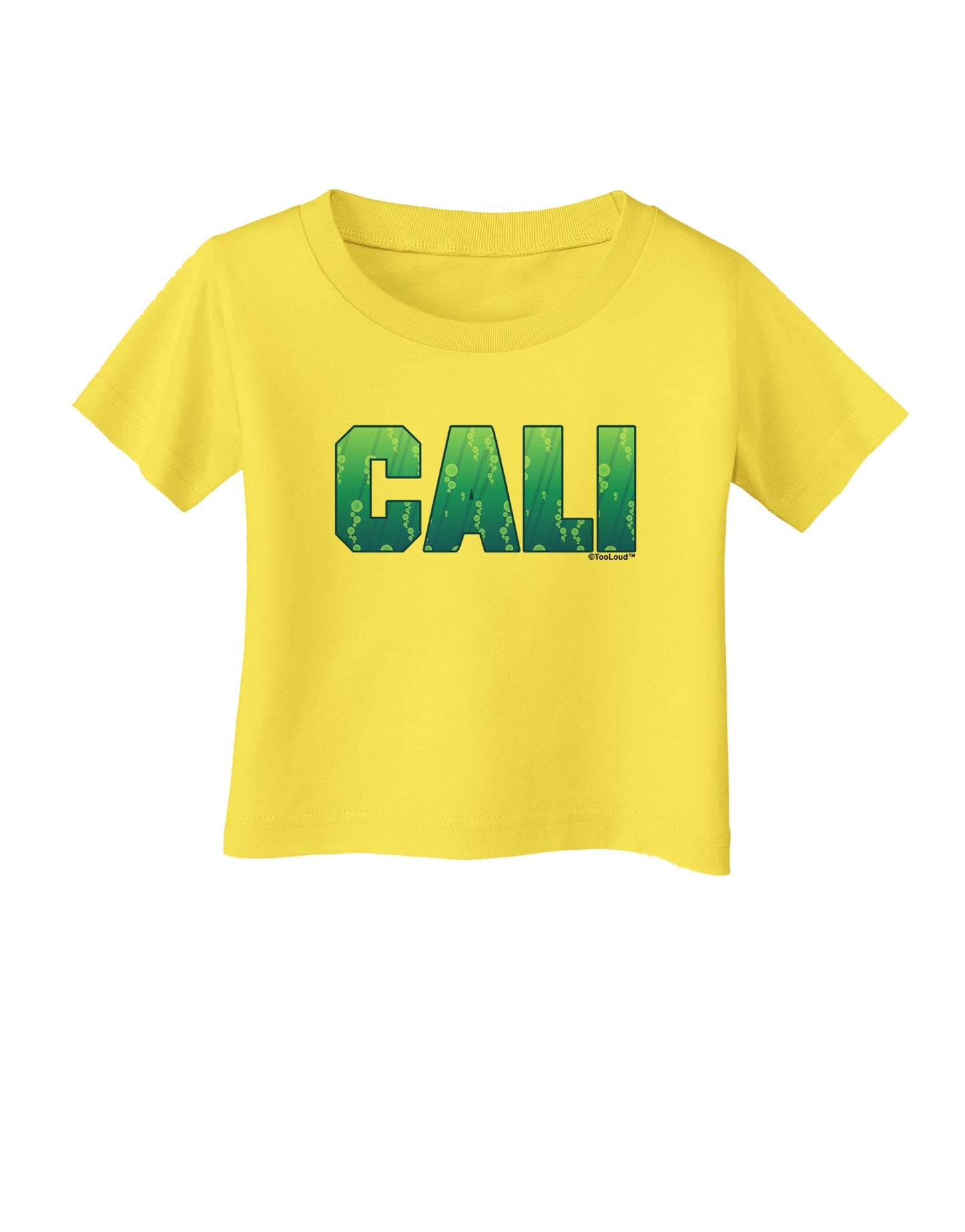 Cali Ocean Bubbles Infant T-Shirt by TooLoud-Infant T-Shirt-TooLoud-Yellow-06-Months-Davson Sales