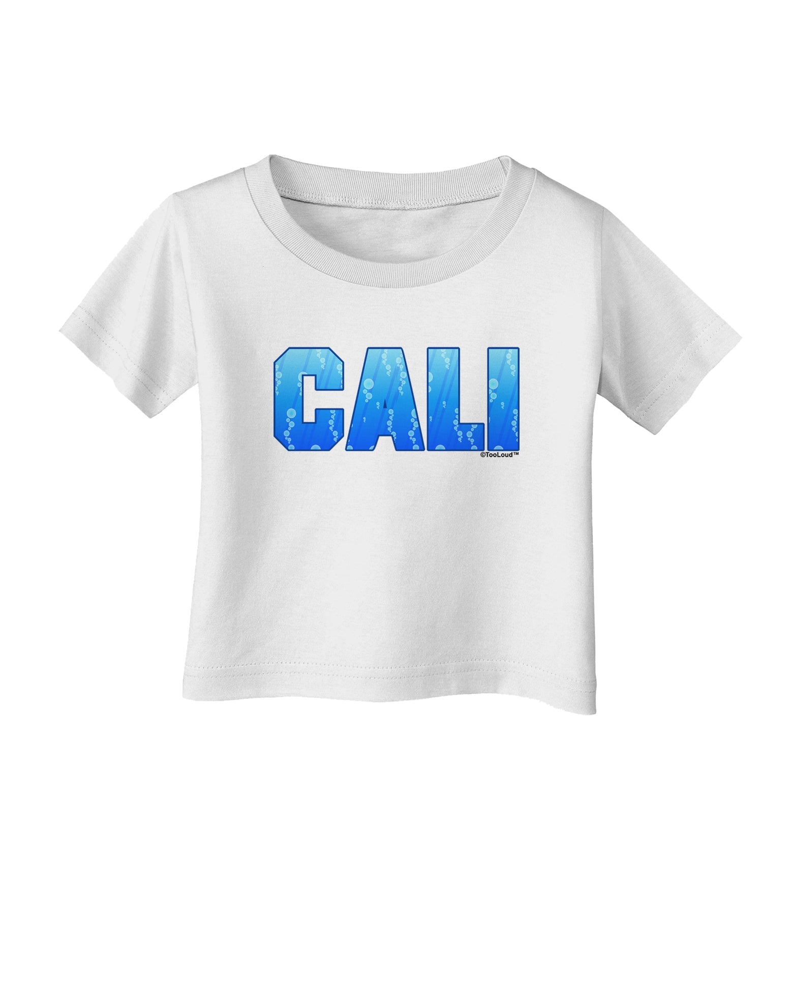 Cali Ocean Bubbles Infant T-Shirt by TooLoud-Infant T-Shirt-TooLoud-White-06-Months-Davson Sales