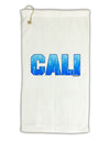 Cali Ocean Bubbles Micro Terry Gromet Golf Towel 16 x 25 inch by TooLoud-Golf Towel-TooLoud-White-Davson Sales